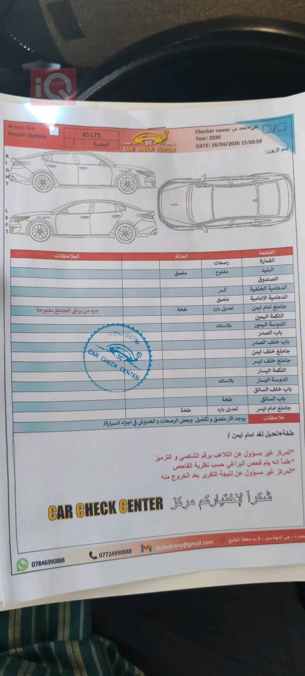 كيا اوبتيما